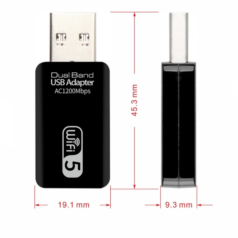 5ghz Wifi Adapter Wi-fi Usb 3.0 Adapter Wi fi Antenna Ethernet Adaptor Module For Pc Laptop Network Card 5g Wifi Dongle Receiver