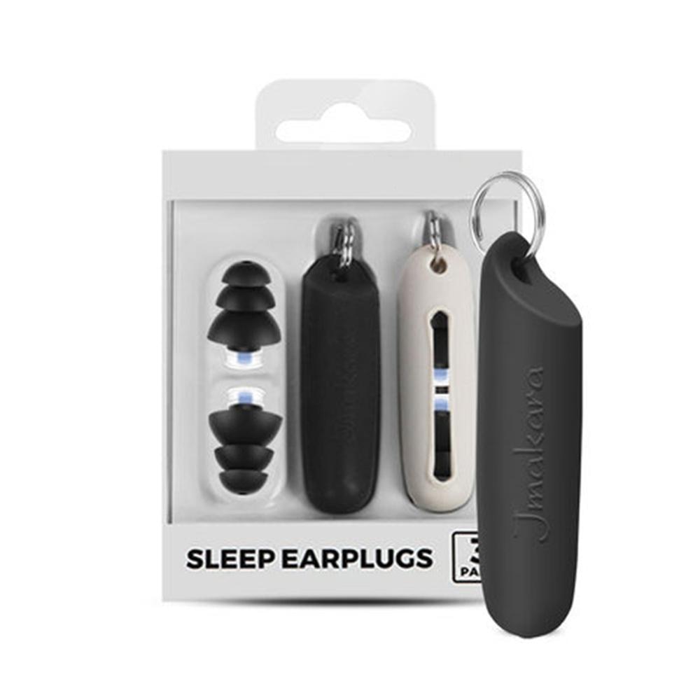 3Pairs Soft Foam Anti-noise Ear Plugs Sound Insulation Protection Earplugs for Reading Sleeping Travel Noise Reduction Earplug