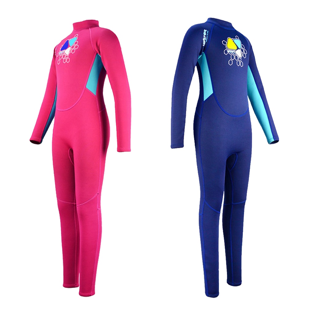 Kids Neoprene Wetsuit Full Body Warm Thermal Swimsuit Quick Dry Rash Guard for Boys Girls Youth Teens MultiColors & Sizes