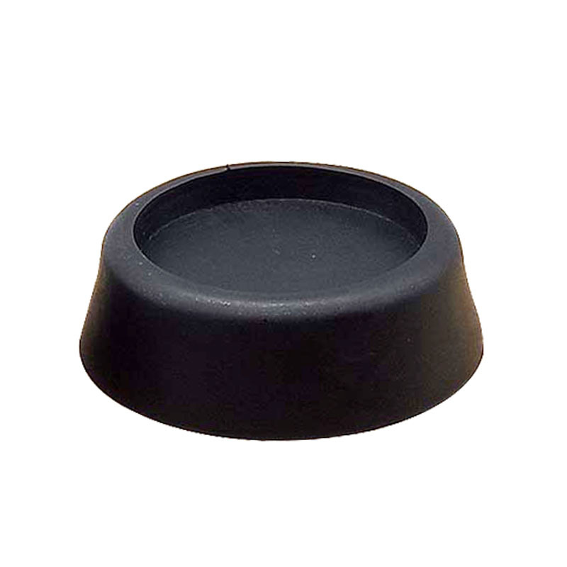 Almohadillas antivibración para pies de lavadora, alfombrilla de goma elástica antideslizante, almohadilla a prueba de golpes para muebles de piso de refrigerador: Blanco y negro