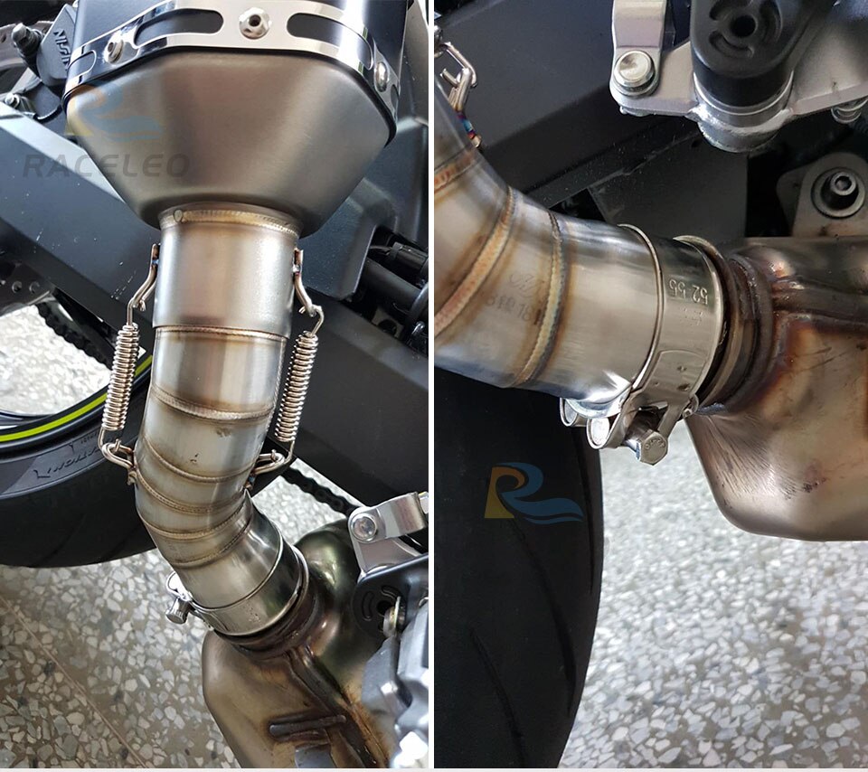 Motorfiets Uitlaatpijp Z900 Link Pijp Voor Z900 Midden Pijp Fit Voor 51Mm Uitlaat Connector Motorfiets Z900 Uitlaat