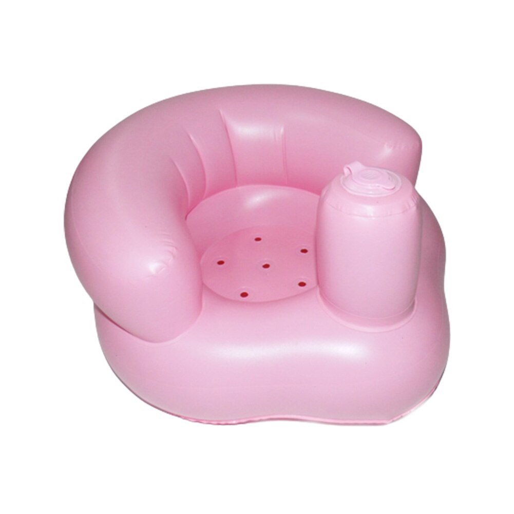 Opblaasbare Speelgoed Sofa Pvc Baby Leren Sit Stoel Draagbare Seat Zwembad Speelgoed #38: Pink