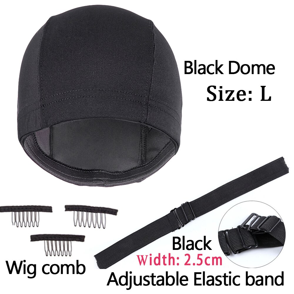 Profesjonalne czepki do robienia peruk Klips do peruk Elastyczna opaska do peruk Nylonowa siatka Beżowa czarna siatka do peruk Siatka do włosów dla majsterkowiczów Peruki: Natural black