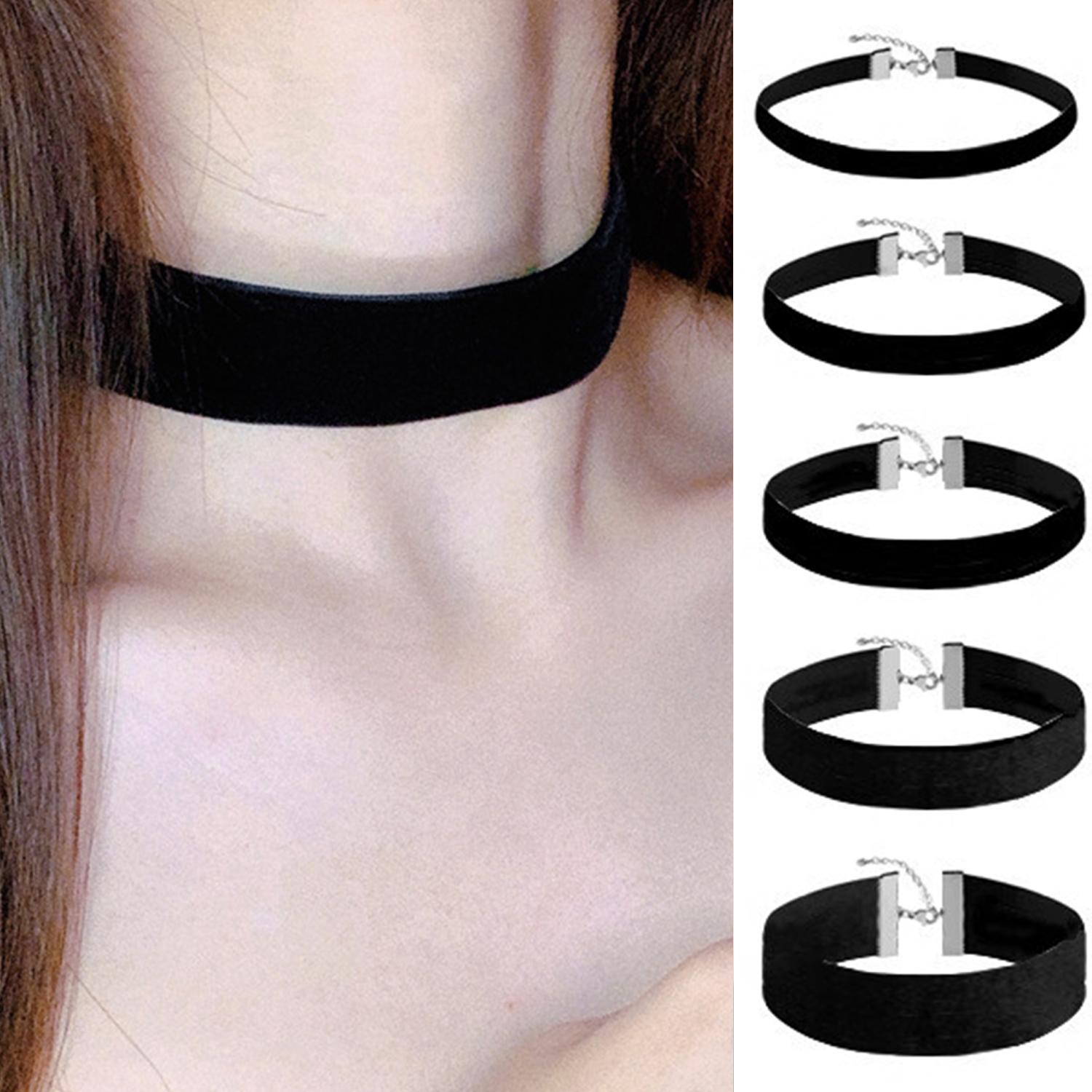 Samt Halsband Halskette gotisch Jahrgang Hals Kette Halskette Mädchen Frauen Schwarz Halsband Modeschmuck Auf Höhle Hals Kragen Zubehör