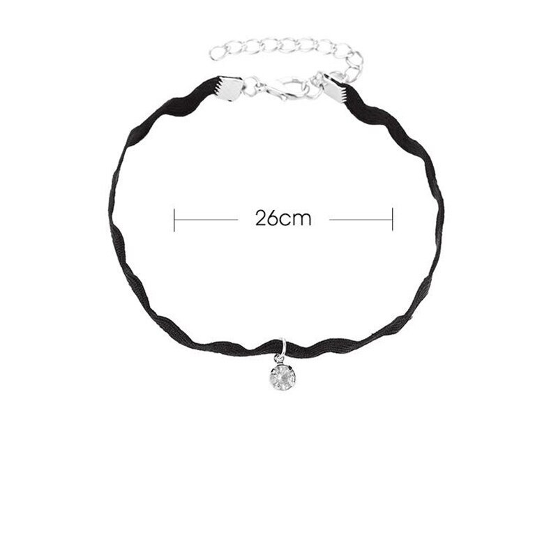 1 Stuk Mode Elegante Sieraden Mode Stijl Kant Kristal Enkelbandje Armband Voor Sexy Vrouwen Meisjes