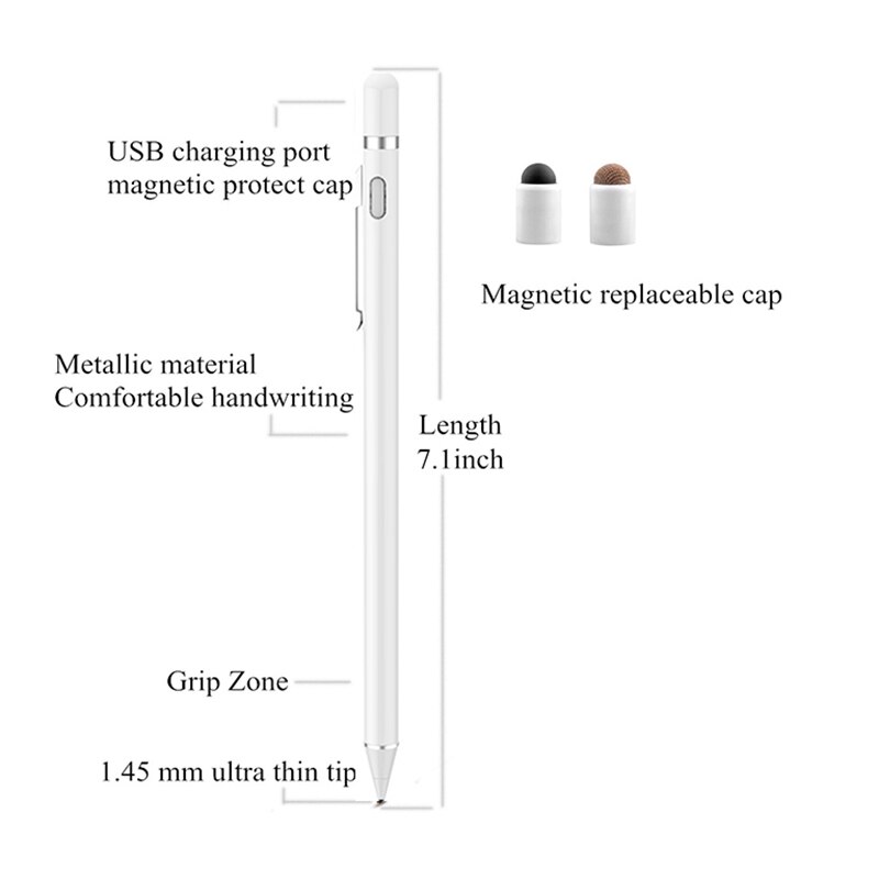 Stylet capacité tactile crayon stylet pour Apple crayon 9.7 tablette téléphone PC