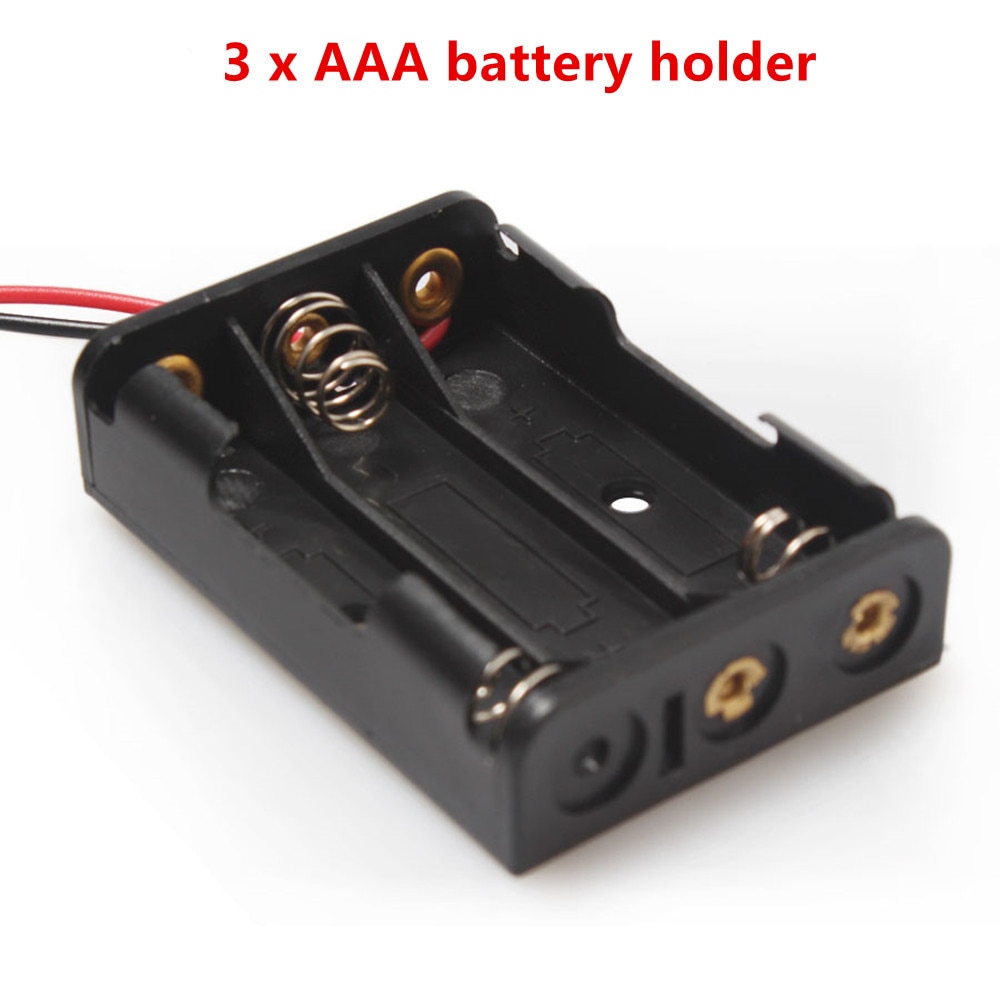 3 Aaa Batterij Box Case Houder Met Draad Leidt Voor Diy 4.5V Aaa Batterijen