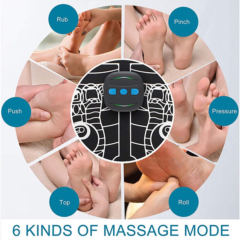 Ems Elektrische Voet Stimulator Stimulator Afstandsbediening Elektrische Massage Mat Volledige Automatische Massage Voet Circulatie Apparaat