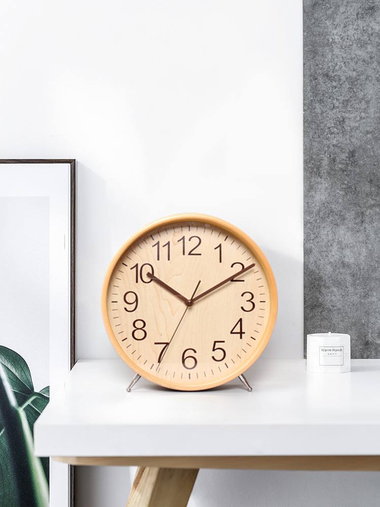 Desktop Clock Living Room Household Simple Clock Pendulum Desktop Pendulum Clock Individual Silence Clock