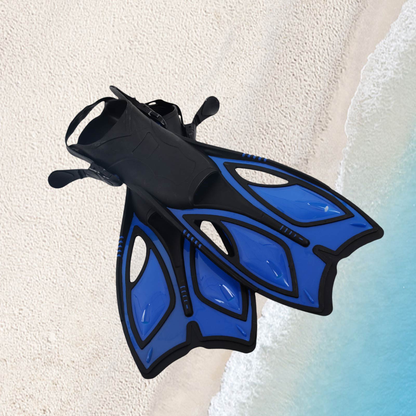 Snorkeling Diving Swim Fins Portable Adjustable Scuba Diving Flippers Snorkel Foot Flippers For Swiming Accessories