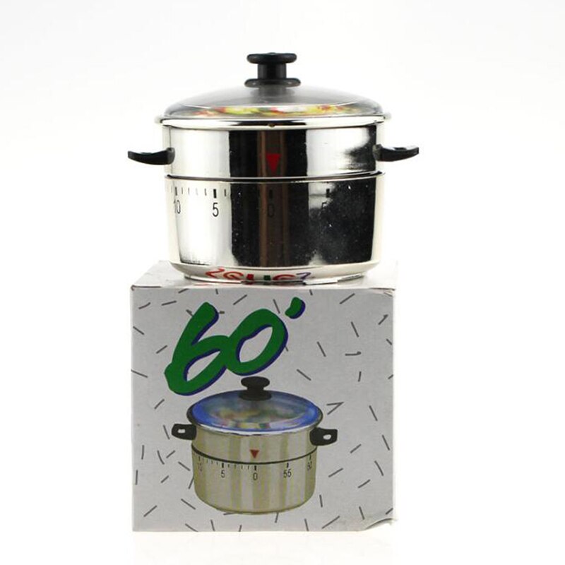 Cozinha temporizador pote forma gadgets 60 minutos temporizador mecânico contagem regressiva alarme lembrete cozinhar lembretes ferramentas de cozinha suprimentos