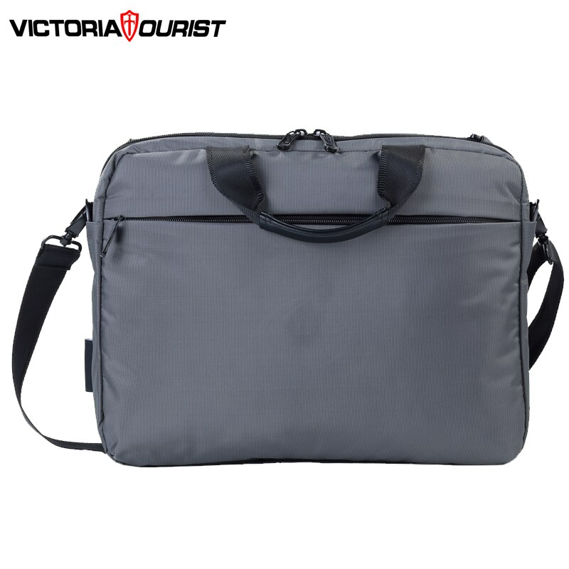 Victoriatourist Business handbag men women stylish versatile Briefcase 14” Laptop bag Multi-layer space messenger bag