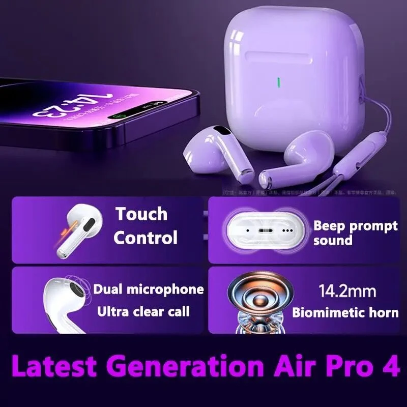 Original Air pro Bluetooth kopfhörer Bluetooth 5,3 auriculares Ohrhörer Gaming Headset Für iPhone Apple Xiaomi Android telefon