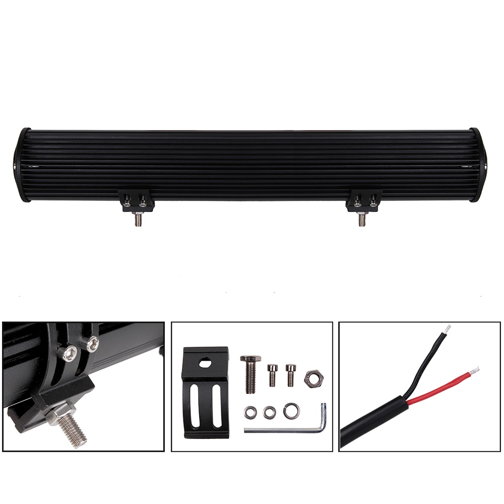 Offroad led arbetsbelysning 12v 24v combo 4-44 tums bil lastbil suv 4wd 4 x 4 atv släp pickup ytterligare extra körlampa