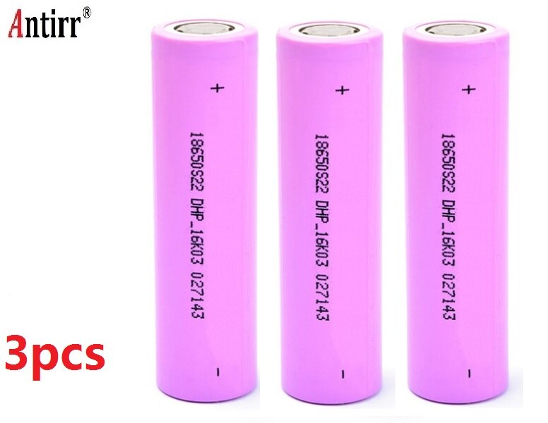 18650 Battery rechargeable 18650 26FM for flashlight power bank ICR18650-26FM 2600mAh 3.7v charge18650 rechargeable battery: 3pcs