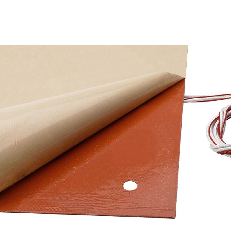 750w 220v 310*310mm Silikon Beheizte Bett Heizung Pad für CR-10 3D Drucker