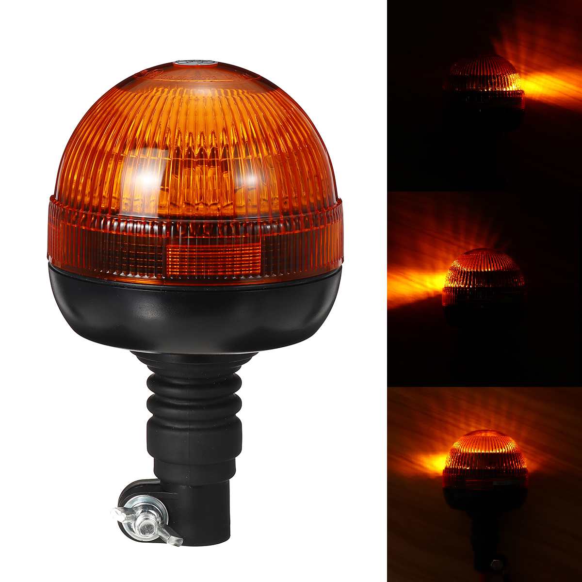 Roterende Knipperende Noodwaarschuwing Led Truck Strobe Waarschuwingslampje Waterdicht Amber Baken Werken Light E9 Voor Tractor