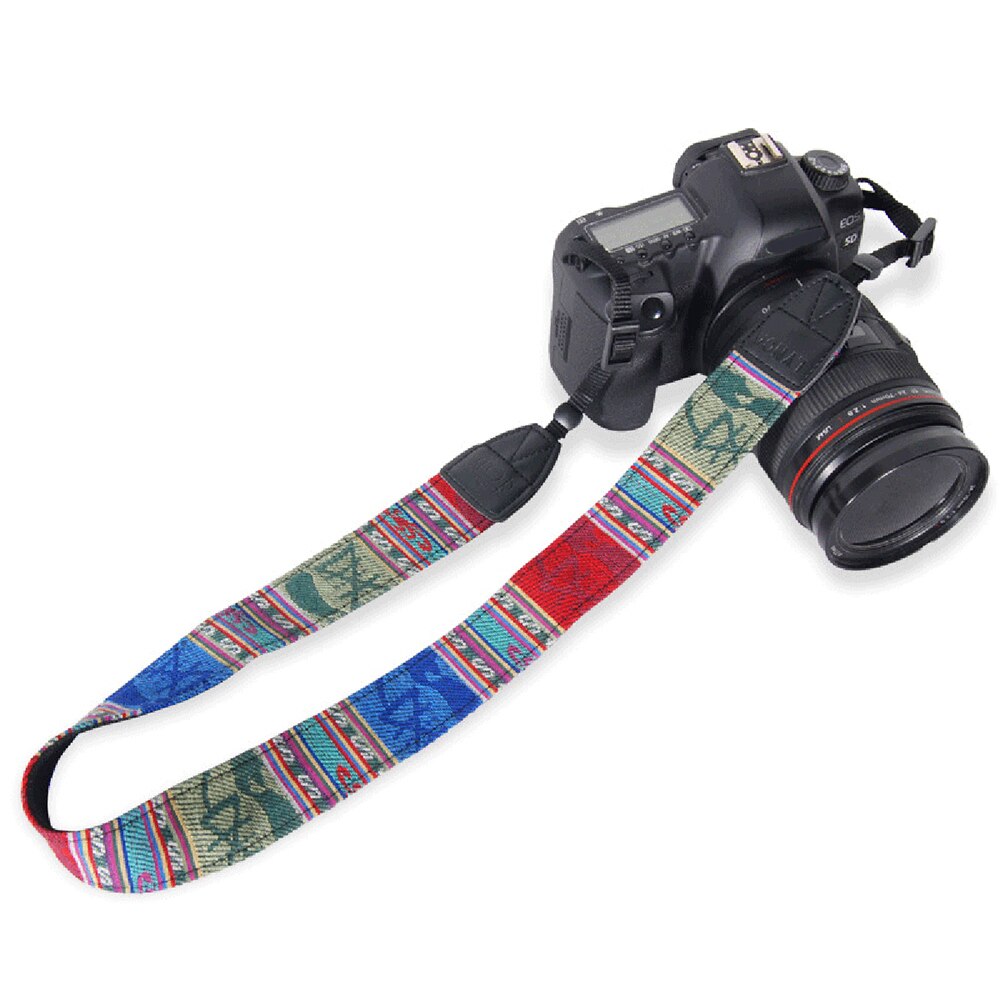 Correa para hombro y cuello de cámara réflex digital estilo Hippie Vintage Retro Para Canon, Nikon, Sony, NEX, Pentax, Panasonic