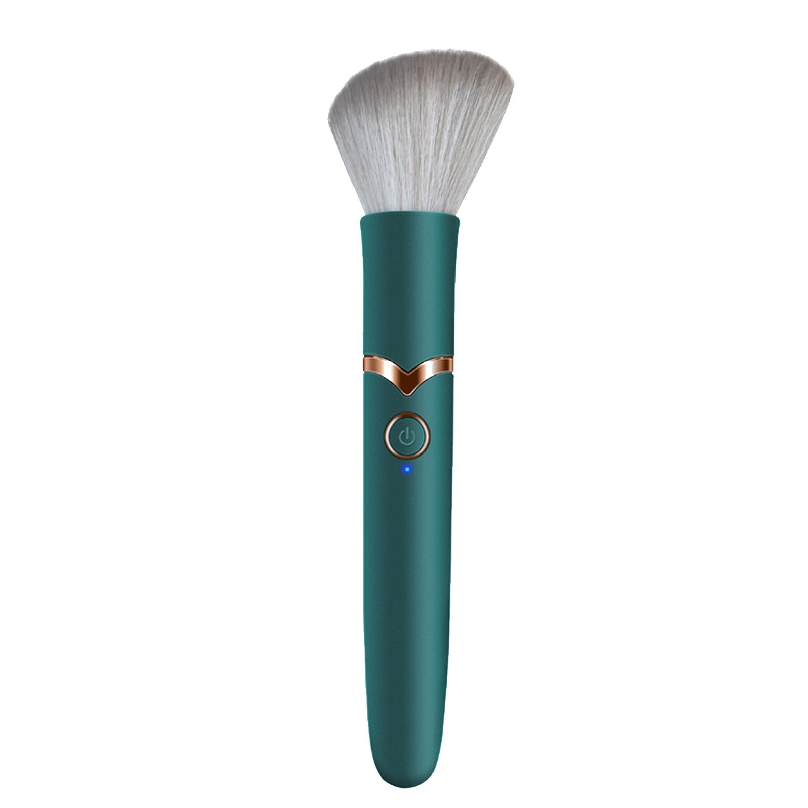 Elektrische Kosmetik Pinsel Foundation Erröten Lose Pulver Pinsel Schönheit Werkzeuge Waschbar Vibration Wiederaufladbare Make-Up Pinsel Werkzeuge