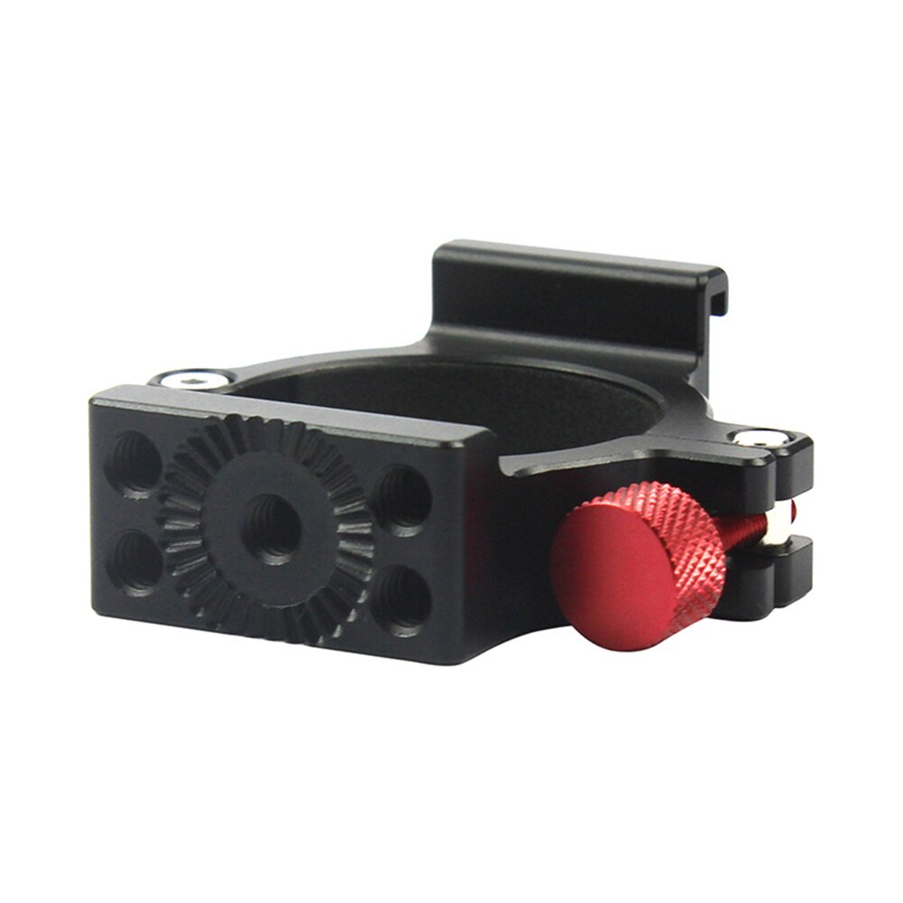 Extensión Adaptador de zapata firmemente estabilizador con soporte de 4 anillos accesorio de luz de vídeo para Zhiyun Smooth 4 manillar Gimbal