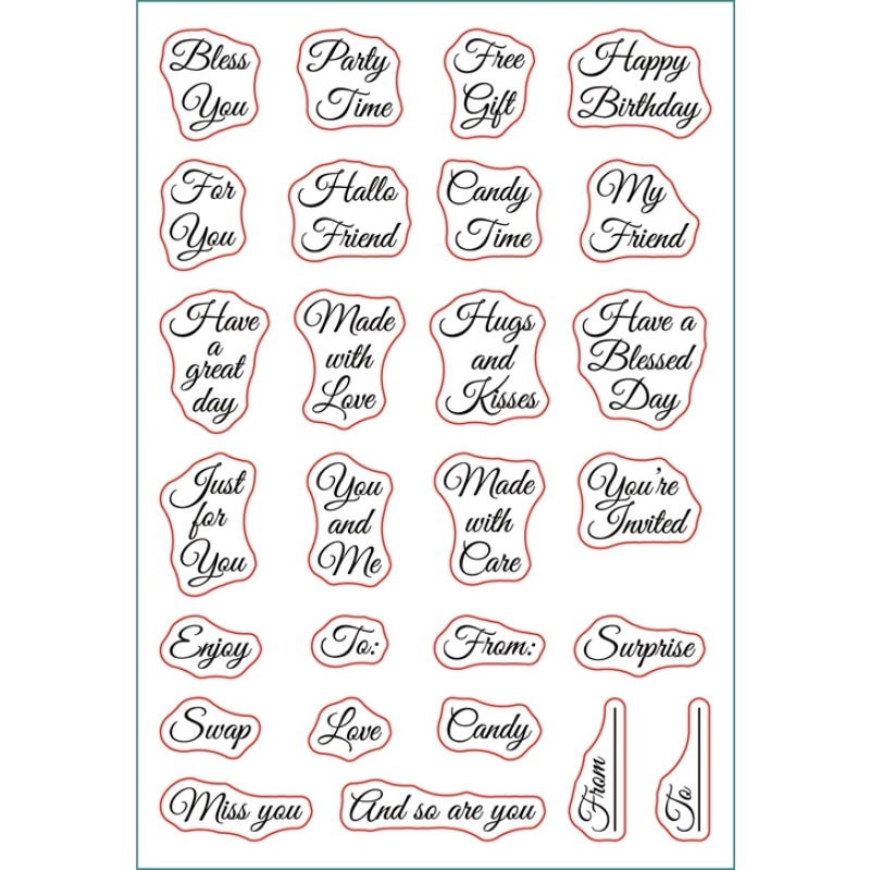 1 vel kalender planner siliconen duidelijke stempels maand week datum tijd transparante stempels voor het maken van kaarten DIY 6,3 x 4,3 inch: Dark Gray