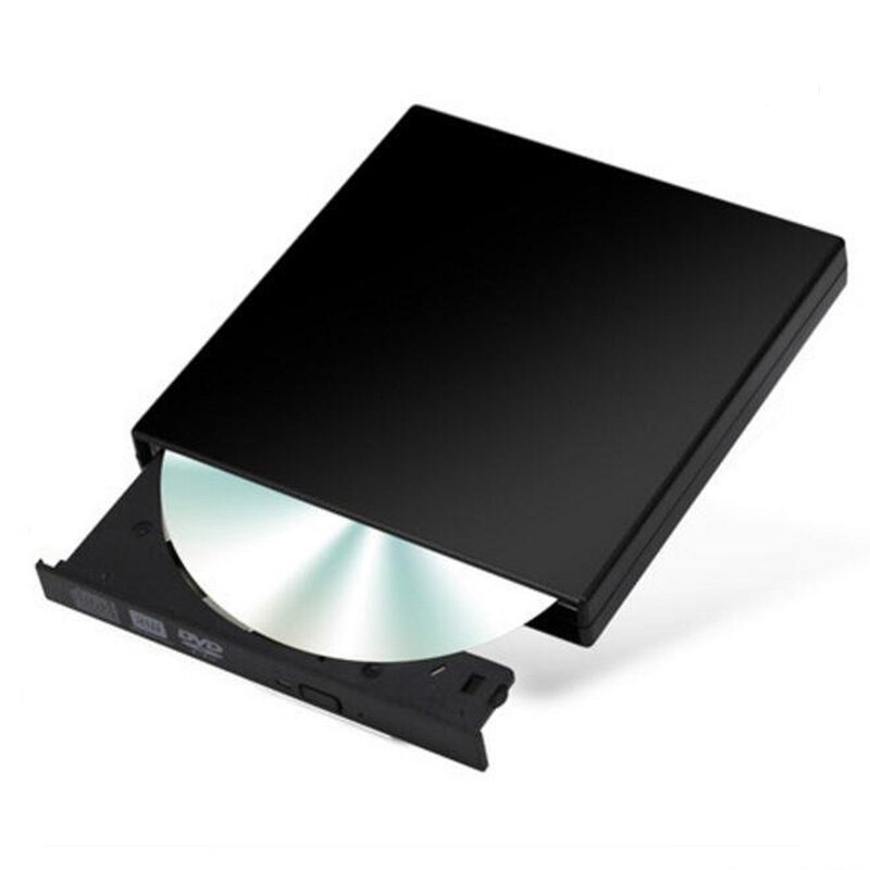 YiYaYo External DVD Optical Drive USB 2.0 DVD-ROM Player CD/DVD-RW Burner Reader Writer Recorder Portatil for Windows PC: Gold