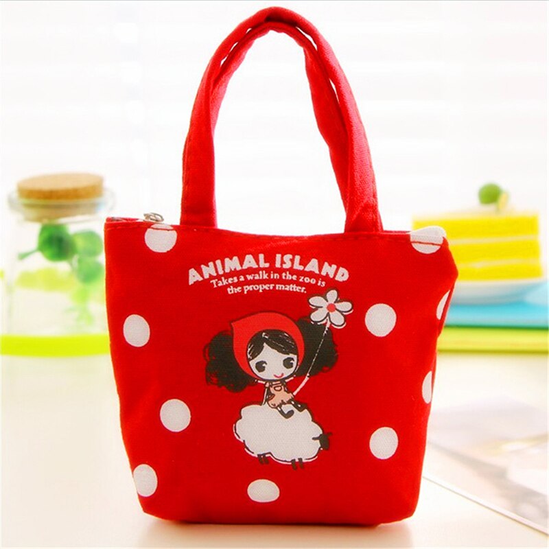 Schattige meisjes portemonnee cartoon mini handtas voor kinderen canvas tas koptelefoon tassen dames kleine kawaii portemonnee ritsvak tas: Schaap