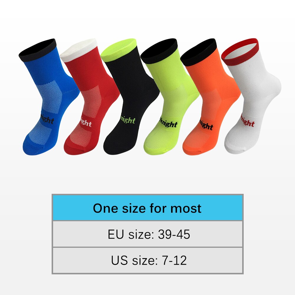 Cycling Socks Moisture-wicking Bike Socks Men Women Sports Running Gym Training Socks Size 7-12
