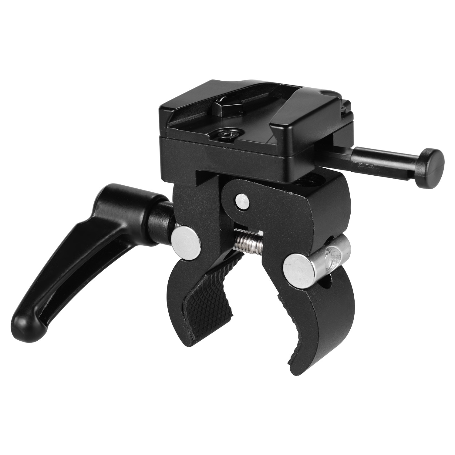 V-Mount Battery Adapter with Clamp for Mounting to Light Stand Tripod 1.2Kg Load Capacity