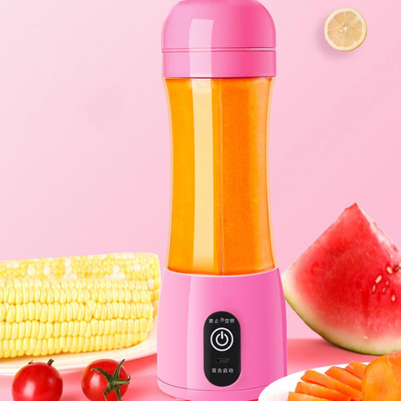 450ml Portable Electric Juicer Smoothie Blender Mini Food Processor Blender USB Blender Personal Blender Cup Juice Blender