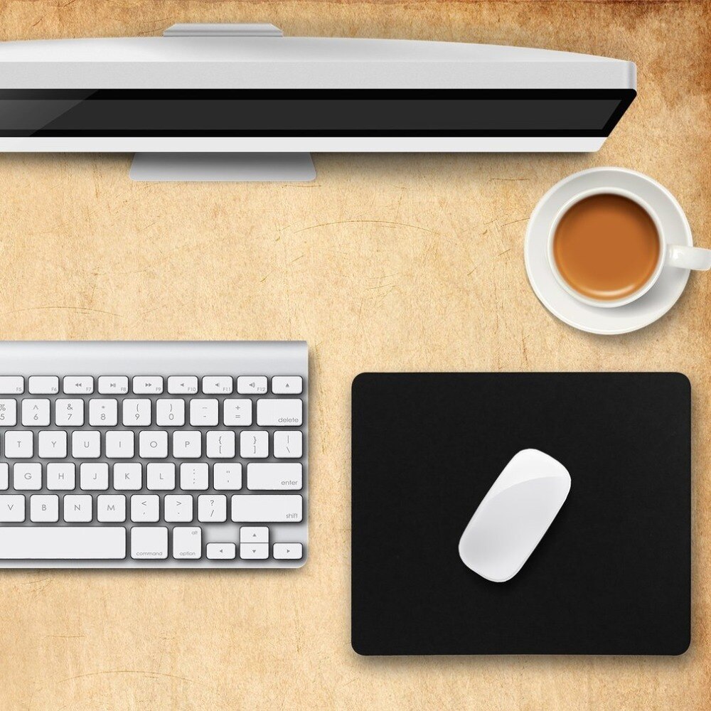22*18 centímetros Universal Mat Mouse Pad Camundongos Posicionamento Preciso Anti-Slip de Borracha Mat Para Computador Portátil Tablet PC Optical Mouse Mat