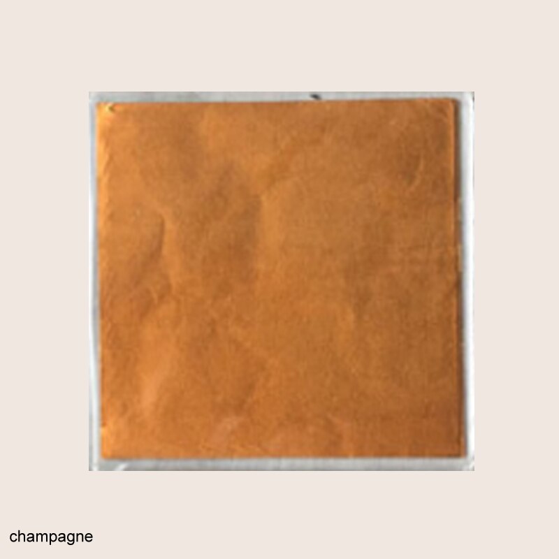 100 Stck Süssigkeit Farbe Lebensmittel Aluminium Folie Kasten NäHenne Paket Papier Handgemachte Papiere DIY Schokolade Süssigkeit Tee Verpackung Dekor: Champagner