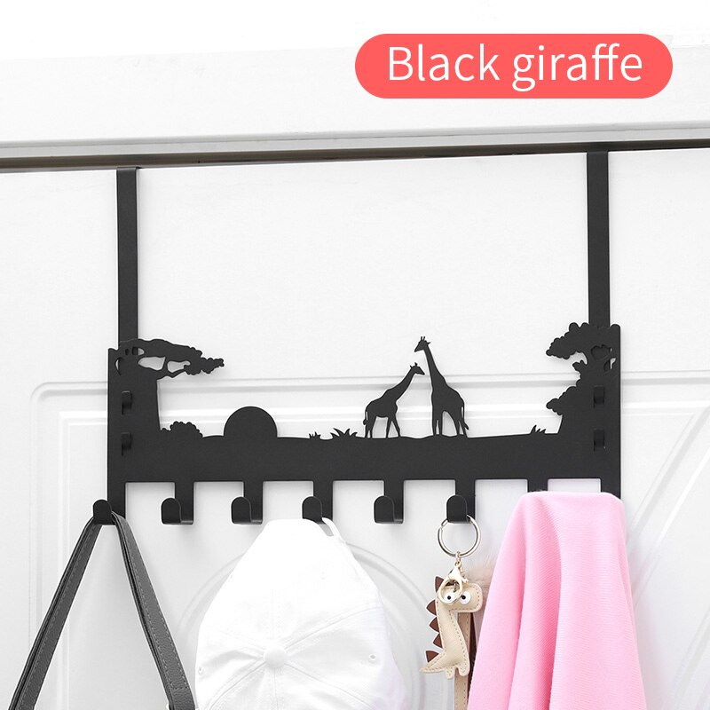 Achterdeur haak hanger deurhanger opbergruimte spijkervrij en spoorvrij mute rack gratis ponshaak gereedschap: 3