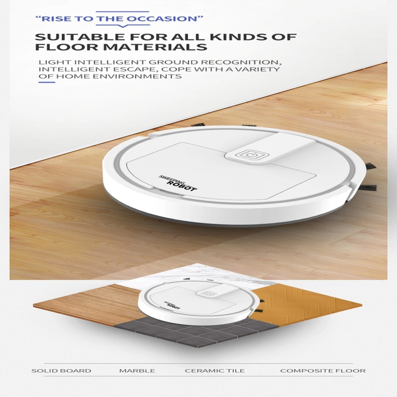 Xiaomi casa 3-in-1 robot spazzante intelligente Ricarica USB Telecomando ottavino elettrodomestico Regalo robot aspirapolvere pigro Nuova vendita calda