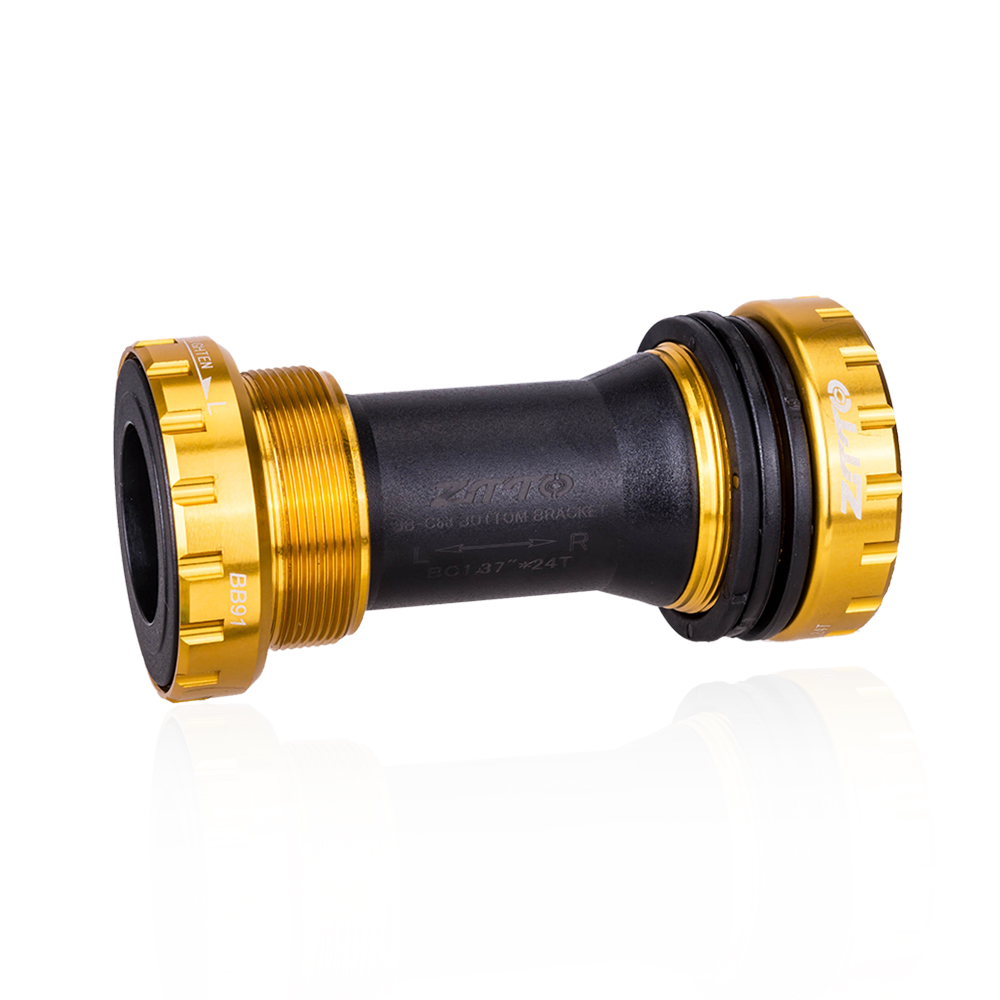 ZTTO BSA Lagerbier Tretlager Schraubentyp 68/73 mm Fahrradachse MTB Rennrad Aluminiumlegierung Wasserdichter Kurbelsatz Achsteile: Marine Blau