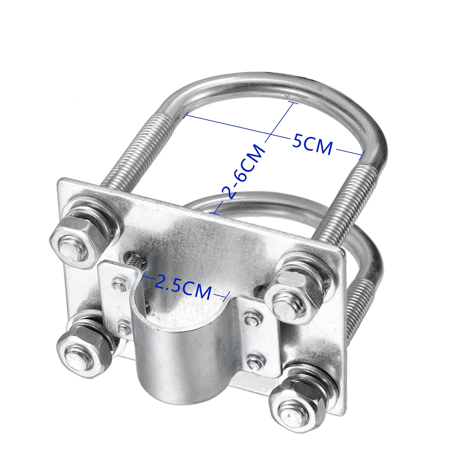Eightwood draussen Lora 868 Fiberglas Antenne U Schrauben Halterung Installation Klemme halten Pole Fixierung Klammern Durchmesser 20-25mm