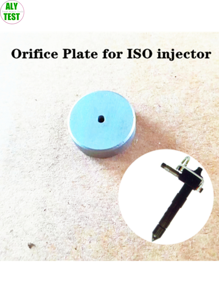 Aly Test 6 openingsplaten met hoge traagheid en lage traagheid voor ISO-standaard Euro II-injectoren