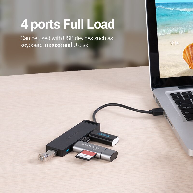 Drag Usb Hub Usb 2.0 4 Poorten Draagbare Otg Hub 480Mbps Usb Splitter Met Micro Usb Power Voor Apple macbook Laptop Usb 2.0 Hub