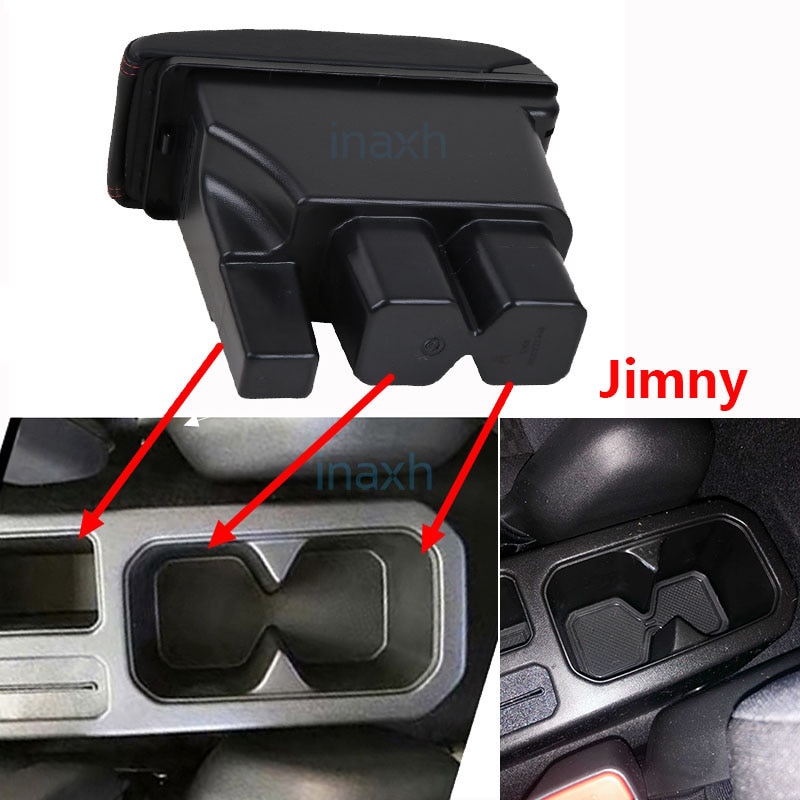 Für Suzuki Jimny Armlehne Jimny JB74 nachrüsten teile Auto Armlehne Kasten Lagerung Kasten Auto Innen zubehör 3USB