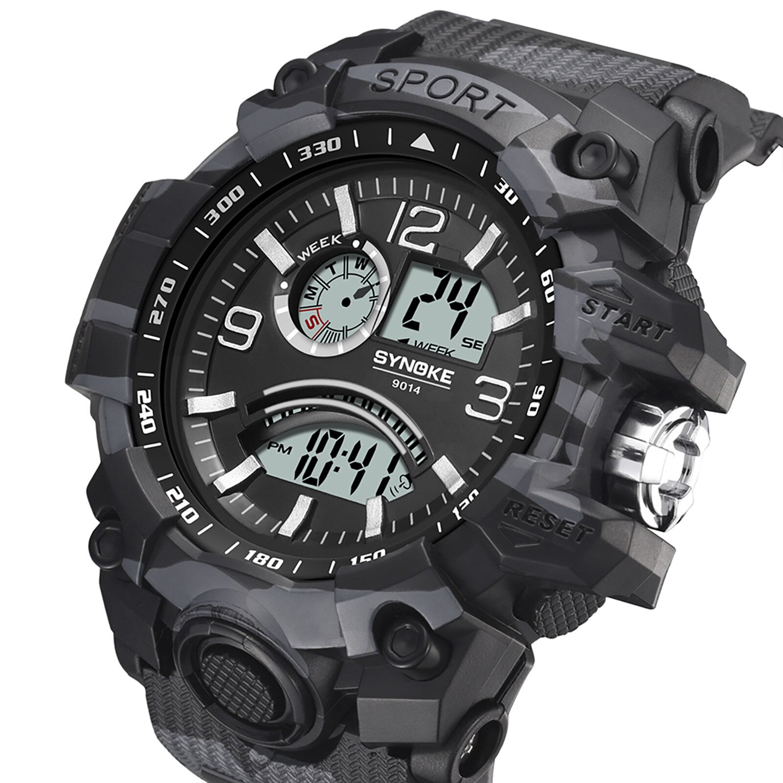 Men's Electronic Sports Watch Multi-function Outdoor Sports Watch With Large Screen Minimalist Ultra Thin Watches