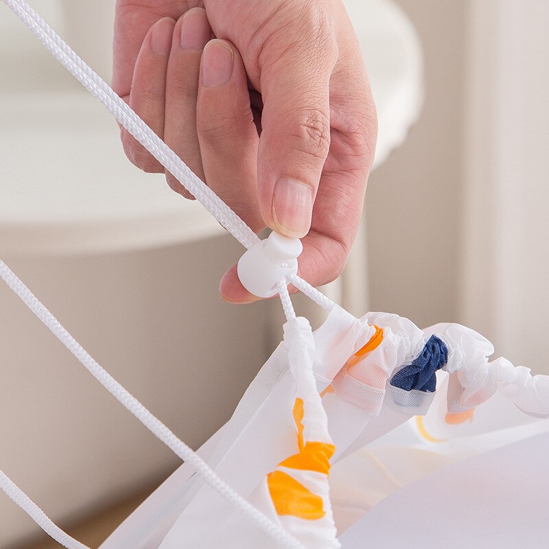 Quilt Pillow Blanket Organizer Foldable Storage Bag Collapsible Storage Bag Beam Port Transparent Organizer Cabinet Container