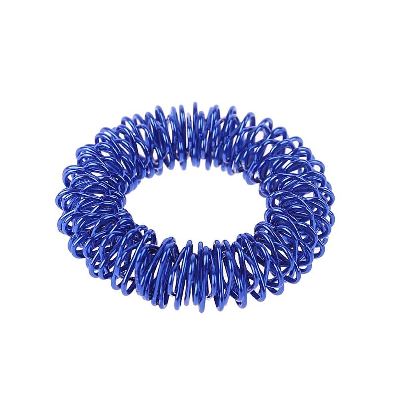 12PCS Spiky Sensory Finger Acupressure Ring Fidget Toy Silent Stress Relief Massager Helps With Focus ADHD Autism