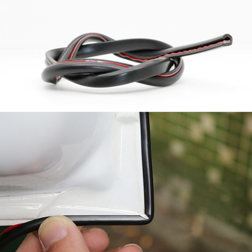 5M U Type Auto Strips Afdichting Scratch Protector Moulding Strip Bescherming Anti-Rub Deur Rand Rubber Strip Diy auto-Styling