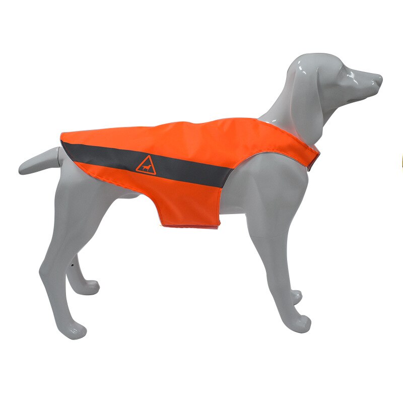 Reflective Dog Vest Clothes Night High Visibility Puppy Safety Waterproof Costumes Medium Large Dogs Outdoor Rescue Work Clothes: Orange / XS
