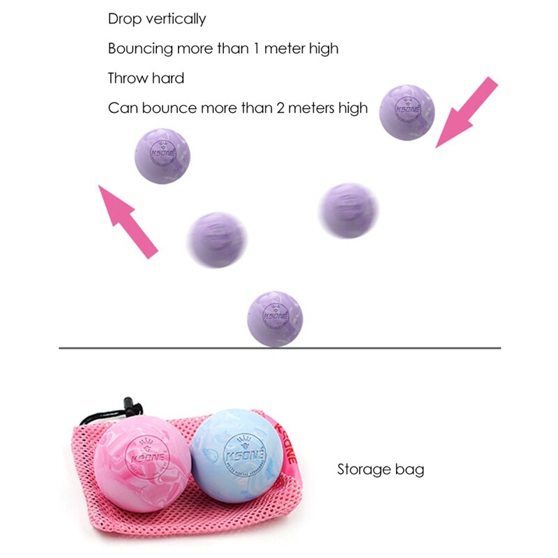 Ksone lacrosse-massageball – tragbarer fitness-massageball – muskelmassagerolle – weicher entspannungs-massageball