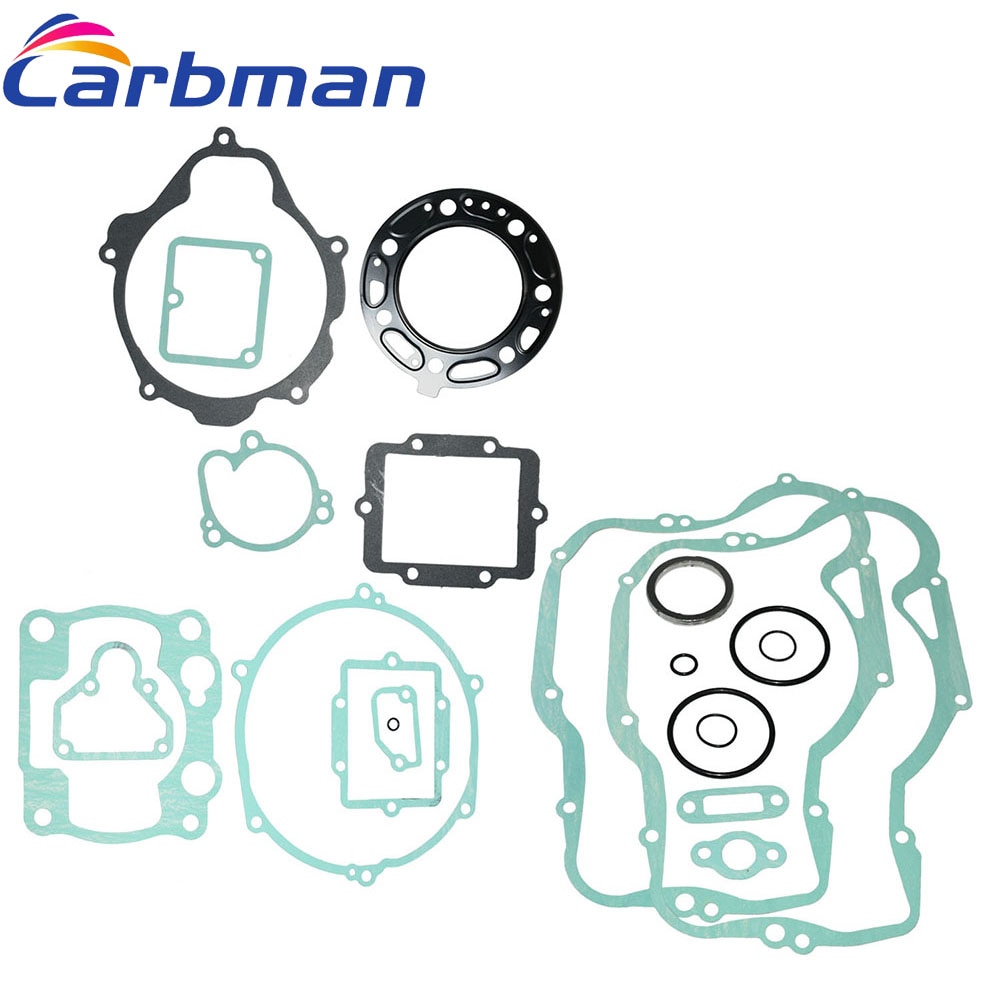 Carbman Complete Motor Pakking Kit Set Voor Kawasaki Kx 250 1988-1992 Motor Motoronderdelen