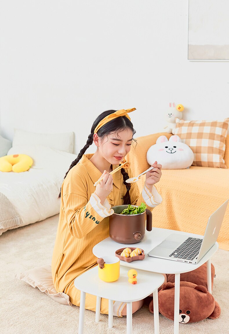 Electric pot Mini small power electric cooker Household noodle cooker