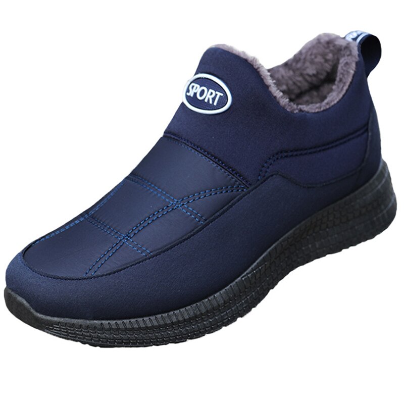 Cresfimix Mannen Casual Korte Winter Warme Schoenen Mannelijke Mode Marineblauw Comfort Zomer Bont Schoenen Botas Hombre C6387