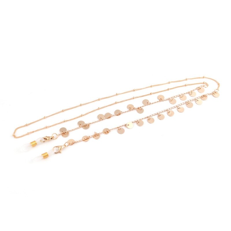Maskinkjede til Briller Doreen eske - 70cm - Stjerne i Metall - anti-skli: 1