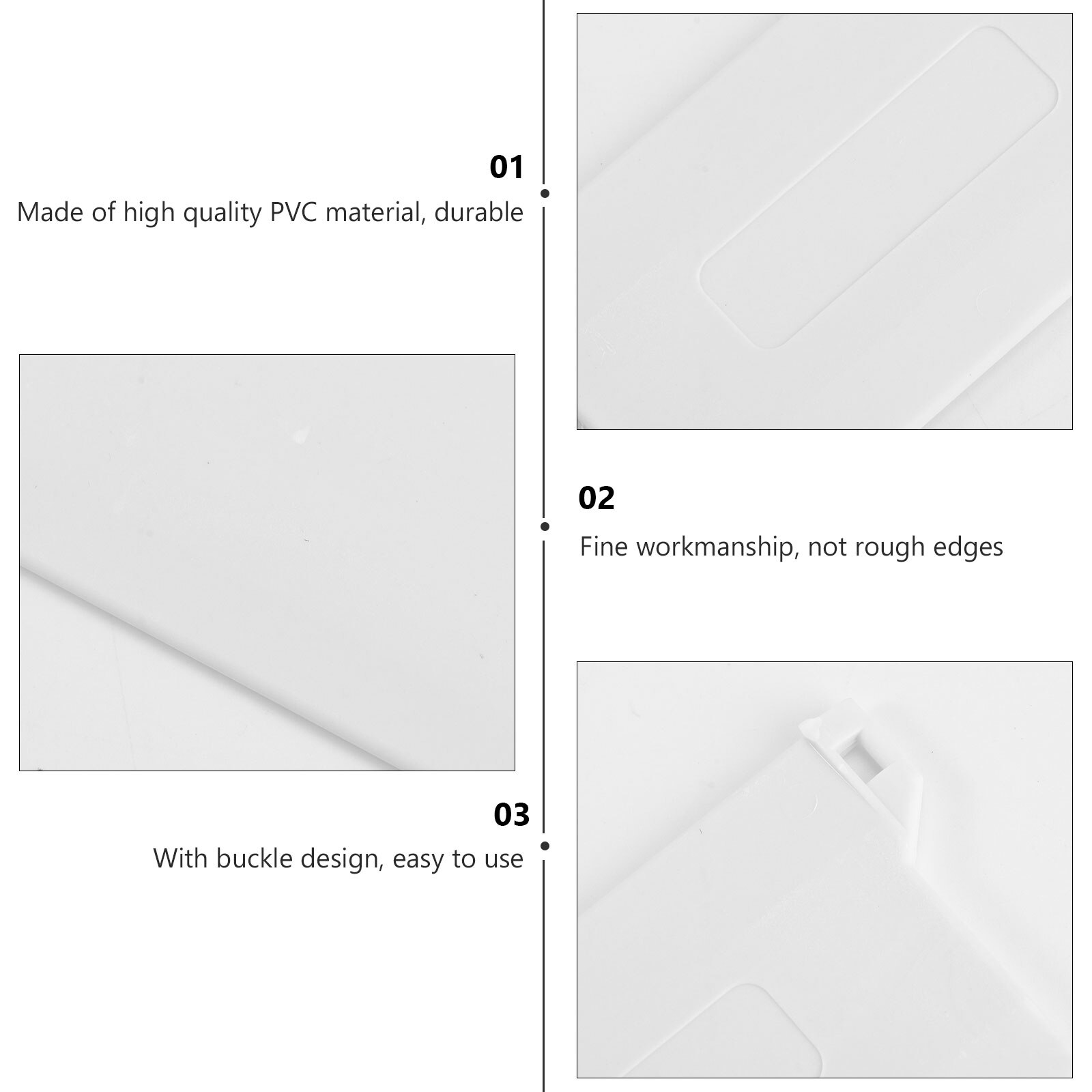 10PCS 89mm Plastic Bottom Plate for Vertical Blind Portable Bottom Weights Slats Vertical Blind Fittings Roller Accessories